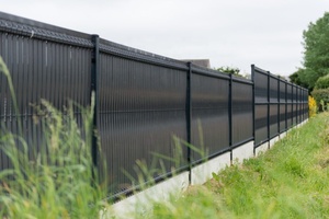 1.73m H x 2.50m Long Kit d'occultation PVC <span class=keywords><strong>Vert</strong></span> 6005 PVC Couler Cloture Clôture Remplisseurs de panneaux rigides - Product Image 5