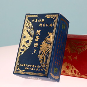 ไพ่โป๊กเกอร์กระดาษลายนูนมังกรตะวันออก เกมไพ่สไตล์มรดกจีนโบราณ - Product Image 1