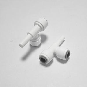 Conector para Purificador de Agua, 2 Puntos, 3 Vías, Conexión Lateral K7541, Accesorio de Ultrafiltración para Máquina de Agua Pura, Diámetro de Tubería 14, Material POM - Product Image 1