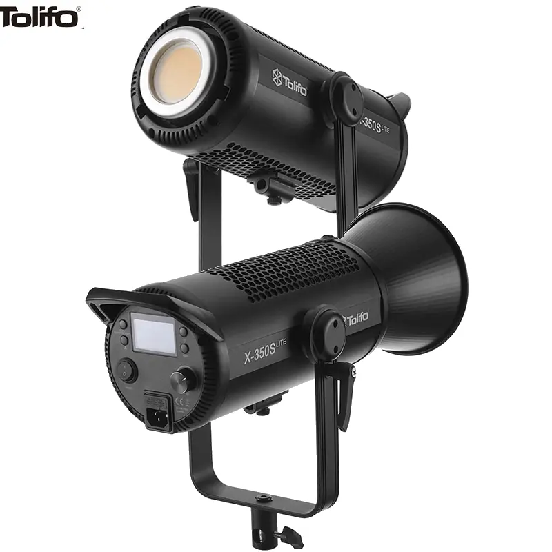 Tolifo x350s Lite ánh sáng ban ngày LED Mono ánh sáng 350W COB Video Studio nhiếp ảnh chiếu sáng cho video sản xuất & vlogging, quay phim