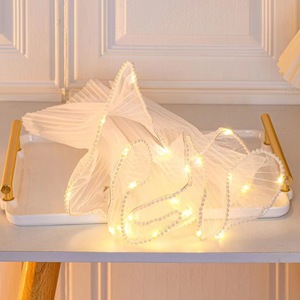 Hot Selling Frilly Bouquet Packaging Mesh Waterproof DIY Pearl <strong>Gauze</strong> Artificial Flowers Graduation Chinese New Year Christmas - Product Image 4