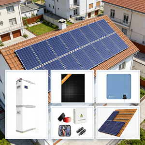 Sistema de Energía Solar Híbrido de 6kW con Batería de Iones de Litio MPPT y Salida de Onda Sinusoidal Pura para Uso Doméstico - Venta Global - Product Image 5