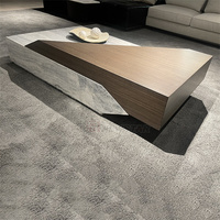 Newstar – meuble Tv minimaliste nordique en marbre naturel, Table basse pour salon, Table basse moderne en marbre