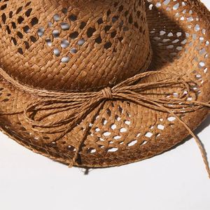 Spring and Summer New Western Cowboy <b>Hat</b> Cross Border Knight <b>Hat</b> Sunshade Retro Style <b>Straw</b> <b>Hat</b> - Product Image 6