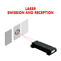 Magene — capteur de mesure Laser, Distance Laser 10m 1mm capteur de précision 5 ~ 32V large tension capteur Laser RS232