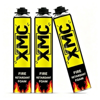 XMCF66 Mousse PU ignifuge à haute résistance d'adhérence pour l'installation de fenêtres et de portes, remplissage des interstices