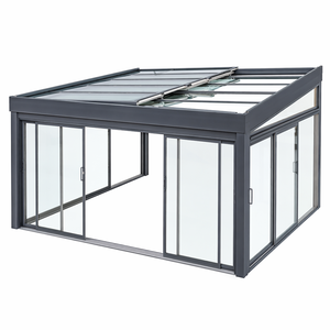 <span class=keywords><strong>Solarium</strong></span> moderne en aluminium, véranda en verre autoportante, 4 saisons, pour jardin extérieur, jardin d'hiver, sur mesure, OEM - Product Image 2