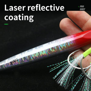 Esca <span class=keywords><strong>di</strong></span> piombo a caldo in metallo Hardbait 120g gancio a doppio filo lungo colata in metallo piombo esche da pesca pesca per tutte le acque - Product Image 3