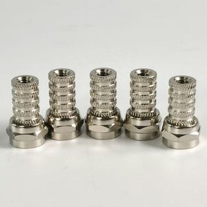 Prise en laiton de type F de qualité supérieure à visser pour câbles de 3,6 mm - Product Image 6