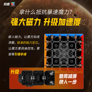 Cubo magnético Diansheng Solar System S5M 5x5 para la competición de resolución rápida, juguete - Product Image 2