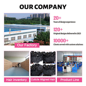 样品供应商巴西处女雷米发束原装100%未加工毛鳞片整齐头发束自然波浪卷发人发 - Product Image 6