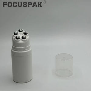 Rollo de PE de cinco bolas de 100g <span class=keywords><strong>en</strong></span> botella, tubo de rodillo de masaje corporal, tubo de masaje facial cosmético con bola de rodillo - Product Image 4