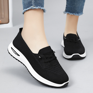 Femmes 2025 Fly tricot baskets décontracté Fitness marche léger matériau doux bas quantité minimale <span class=keywords><strong>de</strong></span> commande Design à la mode pour le printemps abordable - Product Image 4
