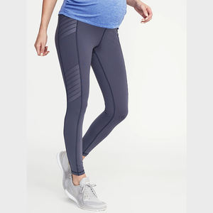 Nouveauté Pantalons de yoga de maternité sur mesure de <span class=keywords><strong>haute</strong></span> qualité Leggings de fitness Protéger le gros ventre pour les femmes enceintes - Product Image 4
