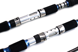 6ft 50-80 lb Big Game 1 pièce Extra Heavy Carbon Fiber 100 lb Heavy Duty Saltwater Deep Sea Boat Trolling Rod pour leurre Marlin - Product Image 2