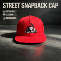 Casquette Hip Hop Streetwear avec Broderie 3D, Logo Personnalisé, Perforations Laser Rouges, Casquette Snapback pour Skateboard, Streetwear Urbain, Usage Quotidien
