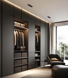 Meilleures ventes - Armoire en bois, armoire sur mesure, placard, meubles de chambre à coucher, porte en verre - Armoire pliante - Product Image 1