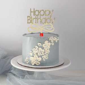 Decoración de <span class=keywords><strong>cumpleaños</strong></span> para niño y niña, decoración de diamantes de imitación para <span class=keywords><strong>tarta</strong></span> de feliz <span class=keywords><strong>cumpleaños</strong></span>, 10th, 16th, 18th, 20th, 21st, 30th, 40th, 50th, 60th - Product Image 2