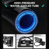 Refroidisseur de processeur liquide ARGB 360 mm, radiateur de refroidissement par eau pour PC avec écran LCD vidéo pour AM4 AM5 Intel LGA115X/1200