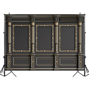 Custom Size Design Hot Selling Old Door Broken Wall <strong>Photo</strong> Studio Backdrops Red Flowers Tree <strong>Children</strong> Kids Photography <strong>Background</strong> - Product Image 1