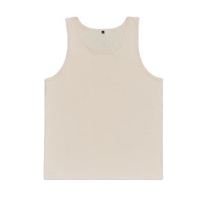 Chaleco de algodón estampado de gran tamaño de 230G para hombre, informal, corto, en blanco, peso pesado, Color sólido, baile callejero, Hip Hop, moda suelta - Product Image 4