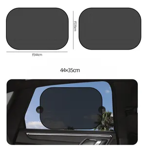 Wholesale 5 Pcs Set Foldable Nylon Mesh Sunshade Car Side Window Sunshade Polyester Mesh With Uv Protect Pvc Sunshade Curtain