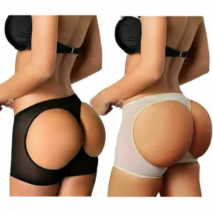 Women's Shaper Panties - Invisible Butt Lifter Shaper Black Women's Clothing Woven Adults Thin Seamless Body Shaper Corset 1pcs