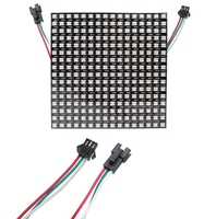 WS2812 SK6812 DC5V WS2812b 8x8 8x32 16x16 Led Matrice Flexible RGB Pixel Panneau DIY Programmable Écran D'affichage