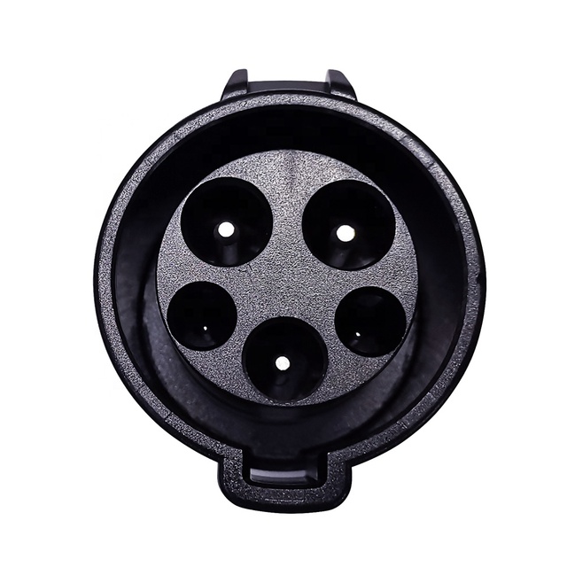 Khons New Electric Vehicle EV Charger Adapter SAE J1772 Socket Type 1 NACS Connector 16A 32A 60A EVSE Adaptor for Charging