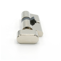 Offre Spéciale moderne 30 degrés serrure de porte cylindre laiton nickelé acier aluminium alliage de zinc cuivre ABS avec tour de pouce