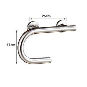 Natural Style Cheap Bathroom Handrails Safety Toilet Safety Frame J Shape Grab <b>Bars</b> for Bathroom - Product Image 2