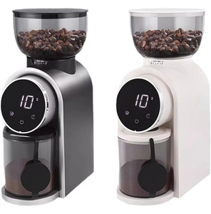 เครื่องบดกาแฟไฟฟ้าแบบมืออาชีพ 220V สำหรับใช้ในเชิงพาณิชย์และในบ้าน ทำจากสแตนเลสเกรดโรงแรม พร้อมหน้าจอ LED ประหยัดพลังงาน - Product Image 3