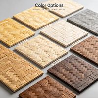 Panneau souple en pierre artificielle à effet bambou, flexible pour revêtement de colonnes, idéal pour les murs décoratifs d'hôtels et de salons de thé zen