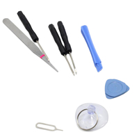 Kit de réparation 8 pièces : Jeu de tournevis et outils d'ouverture pour iPhone 4 5, ensemble d'outils de démontage pour réparation de téléphones portables