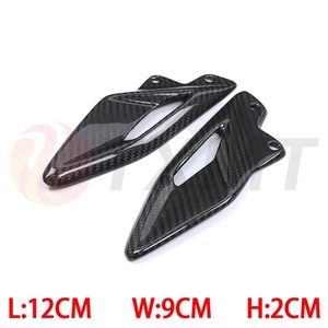 Accessoires de carénage de moto en Fiber de carbone repose-pieds protecteurs de pédale protège-talons pour Triumph Street Triple 765 - Product Image 4