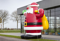 Décoration de noël gonflable de 4 pièces, pour une fête, en location ou une publicité
