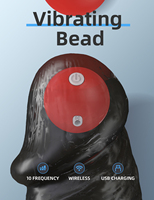 Wiederauf ladbare Remote Eichel Vibration Klitoris Stimulation Verlängerte Kontrolle Dildo Set Silikon Dildo Männliches Sexspielzeug für den Menschen