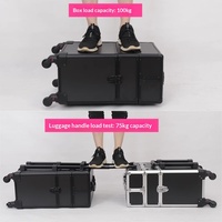 Trolley de Maquillage Grande Capacité Multi-Niveaux Portable de Qualité Professionnelle pour Maquilleurs Permanents et Extensions de Cils