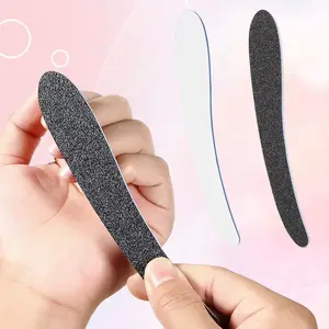 Wholesale High Quality Sandpaper Nail File Manicure Tool 80/100/150/180/240 Double-sided Reusable Emery Board Fingernail Buffer