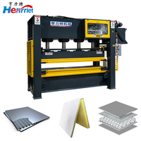 Machine de pressage à chaud pour panneaux en nid d'abeille en aluminium, neuve, facile à utiliser, pour la production de panneaux MDF, usine de fabrication