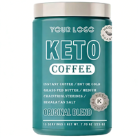 Factory Supply Wholesale Slimming Coffee Refreshing Low Calorie Appetite Suppression Instant Keto Coffee Sports Nutrition Supply