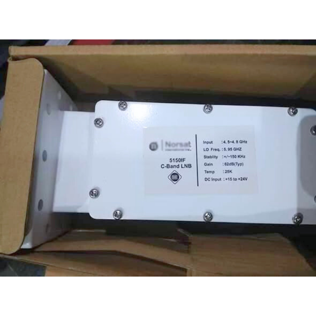 5G C-Band LNB 3.700-4.200GHz Frequency Range for CATV Satellite Antenna Receiver in Norsat Brand