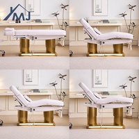Esthéticienne Salon Tête Spa Lit de Beauté Électrique Table de Massage Facial Lit Cils Avec Moteurs