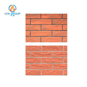 Tuiles de briques fendues souples pour le visage, MCM, revêtement de briques rouges souples pour les murs extérieurs - Product Image 3