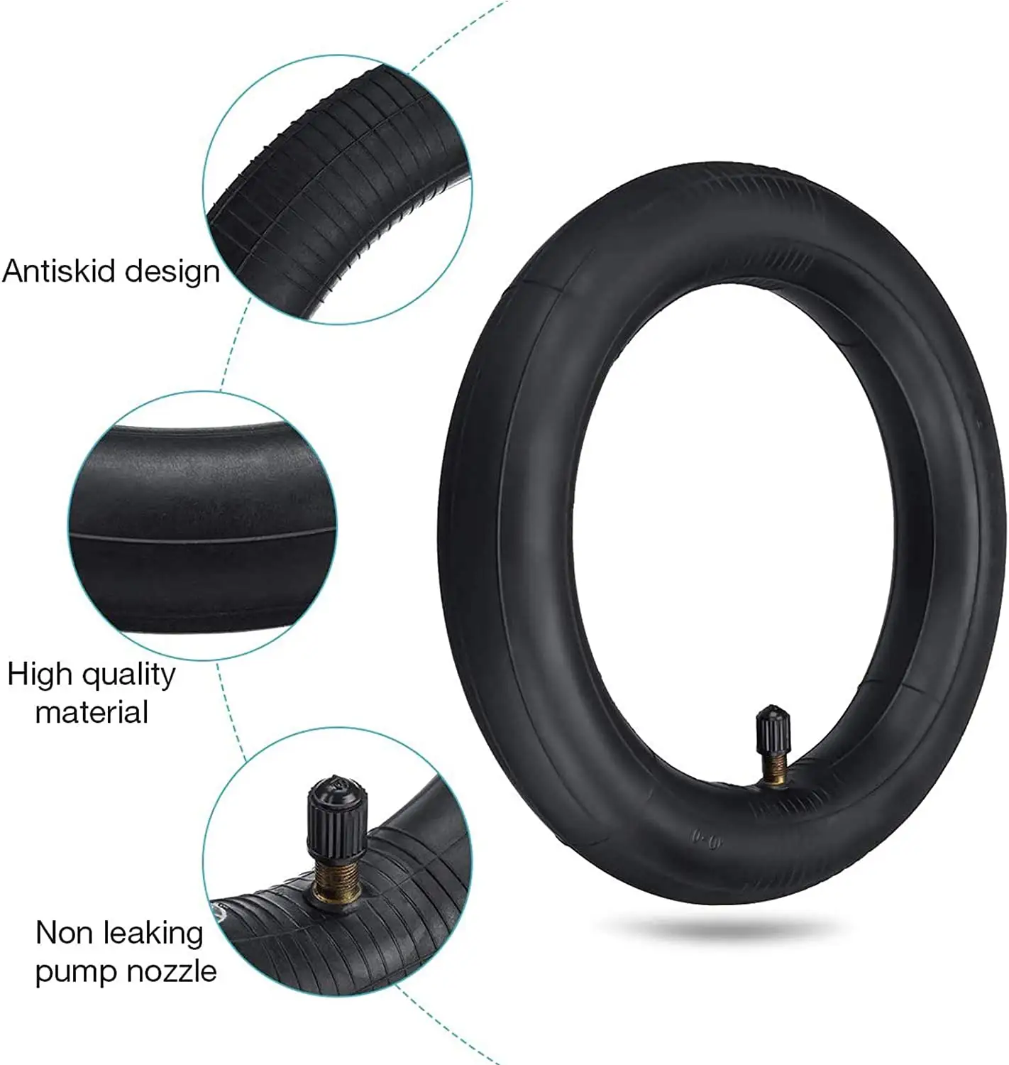Tubo interno reforzado y grueso para patinete eléctrico Xiaomi Mi M365 Pro Pro2, rueda de 8,5 ", 8 1/2x2
