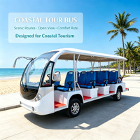 Nouvelle Arrivée Autobus Électrique Style Moderne 14 Places Sans Portes Autocars Autobus Scolaire Couleur Navette Personnalisée à Vendre