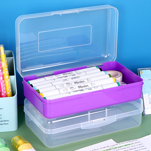 Estuche para Lápices SUNSHING de Gran Capacidad con Tapa de Cierre a Presión, Estuche Rígido para Lápices de Colores Estéticos, Organizador para Suministros de Oficina y Hogar - Product Image 2