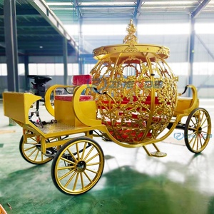 Golden High Quality Electric Pumpkin Carriage/classic Electric Pumpkin Carriage Factory Outlet - Product Image 2
