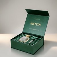 Kotak Kemasan Kertas Hadiah Magnetik Lipat Kaku Mewah dengan Logo Kustom dan Lapisan Sutra Satin untuk Perhiasan Parfum Jam Tangan Kosmetik.
