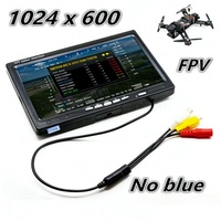Monitor LCD TFT FPV de 7 Pulgadas (1024 x 600) con Conector Tipo T, Sin Luz Azul, para Estación Terrestre Phantom